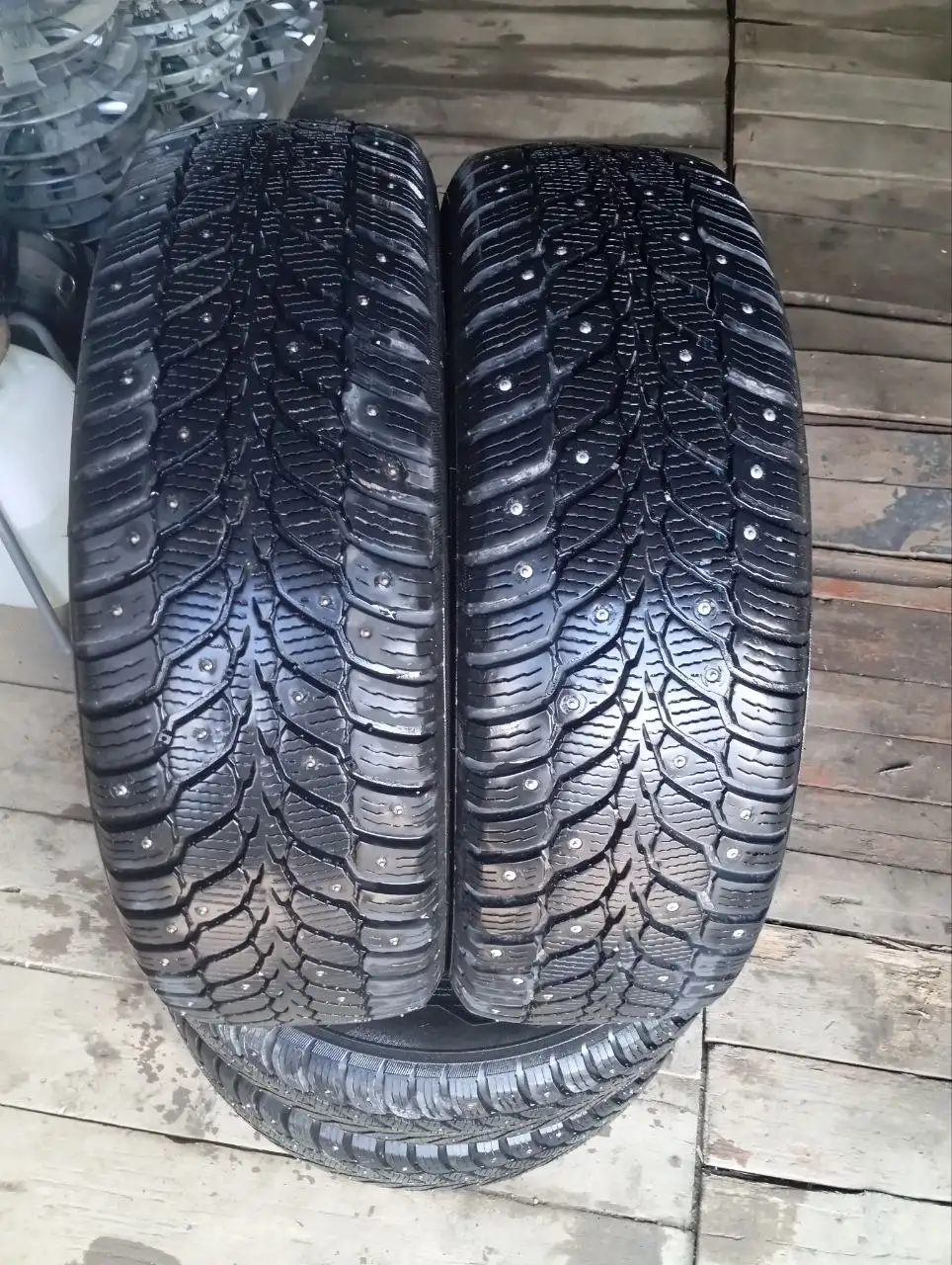 Продам комплект зимней шипованной резины Кама ALGA suv 215/65/R16 - Шины и диски (Запчасти) в Самара