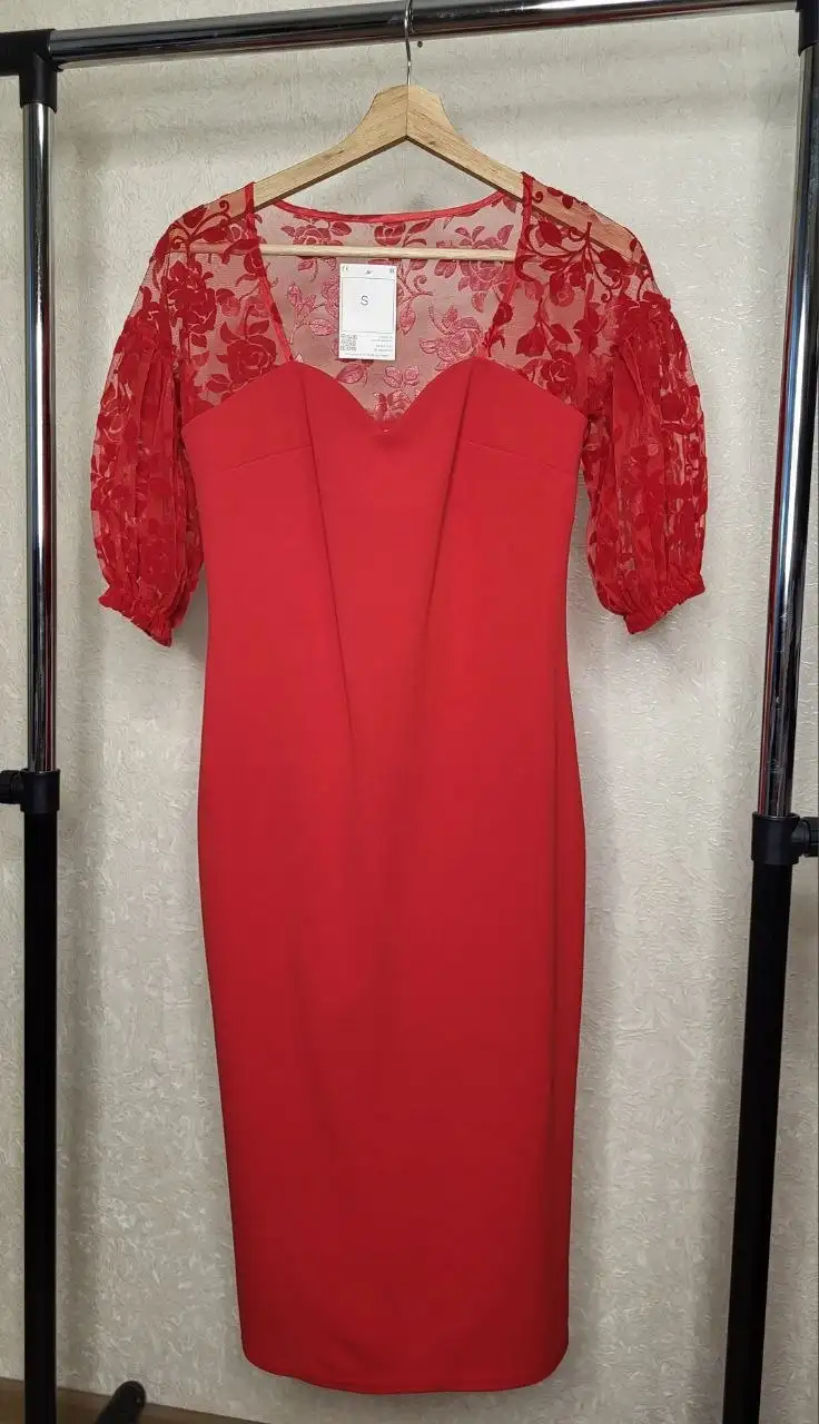 Коктельное платье Gepur красное новое с биркой - Платья (Одежда) в Самара