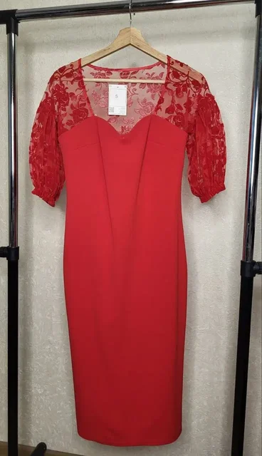 Коктельное платье Gepur красное новое с биркой - Платья в Самара