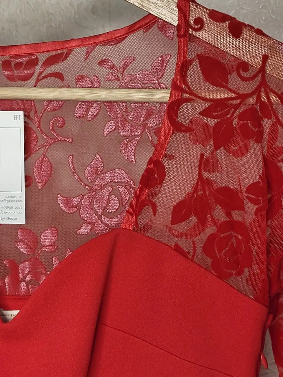 Коктельное платье Gepur красное новое с биркой - Платья (Одежда) в Самара