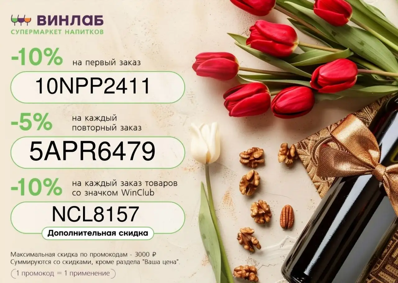 Скидки на товары для приготовления коктейлей в ВинЛаб - Приготовление напитков (Хобби и отдых) в Самара