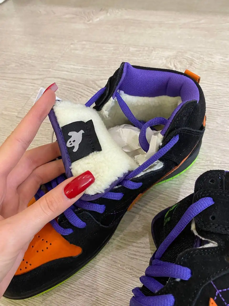 Стильные молодежные мужские кеды Nike зимние