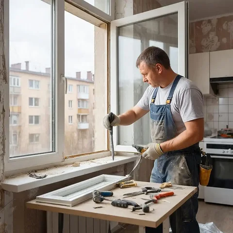 Изготовление окон и дверей ПВХ, ремонт и обслуживание - Установка окон в Оренбург