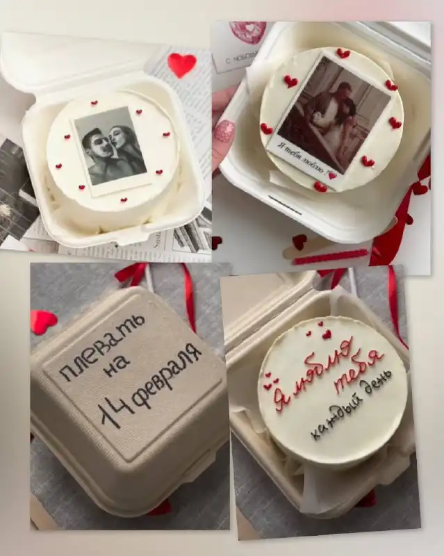 Бенто-торты на 14 февраля - Кондитерские изделия (Хобби и отдых) в Оренбург