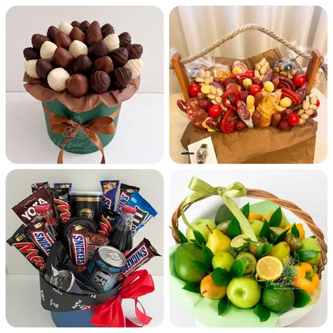 Съедобные букеты и композиции на заказ - Флористика в Оренбург