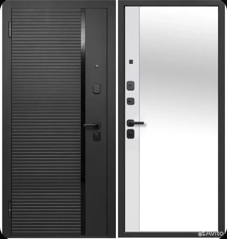 Входные двери с зеркалом - Освещение в Оренбург