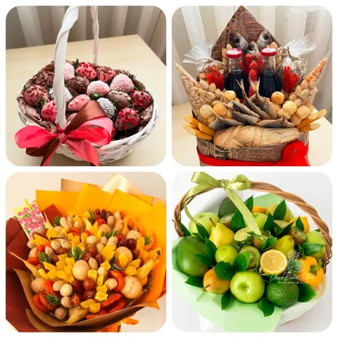 Уникальные съедобные букеты и композиции - Автоперевозки/Доставка в Оренбург