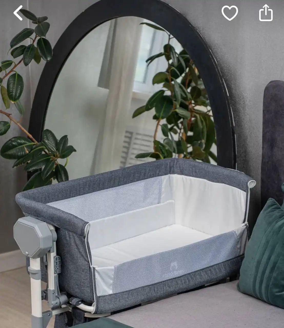 Продам кроватку приставную