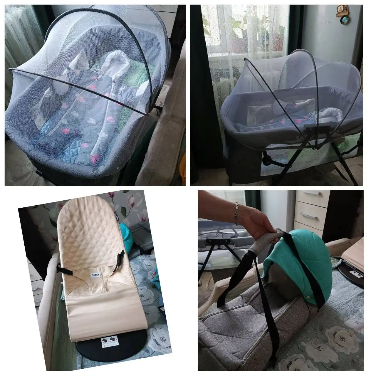 Продам кроватку для новорождённого с аксессуарами