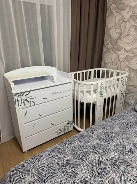 Кровать и комод с матрасами - Кроватки и манежи в Кондратово