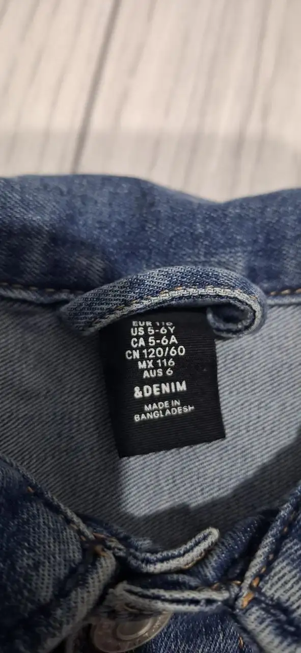 Джинсовка H&M 110-116 размер - Одежда (Товары для детей) в Кондратово