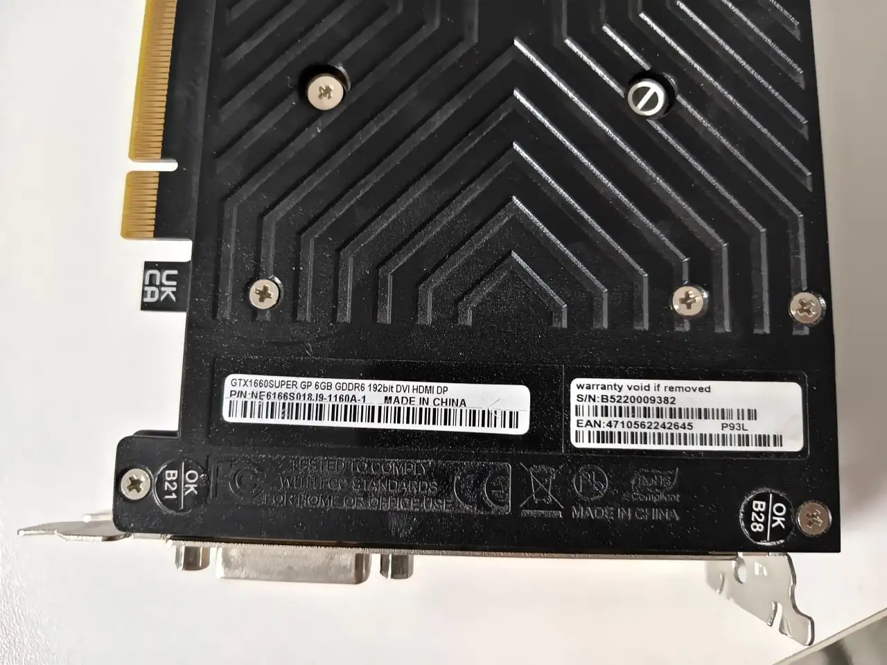Видеокарта Palit GeForce GTX 1660 Super GamingPro - Видеокарты (Электроника) в Кондратово