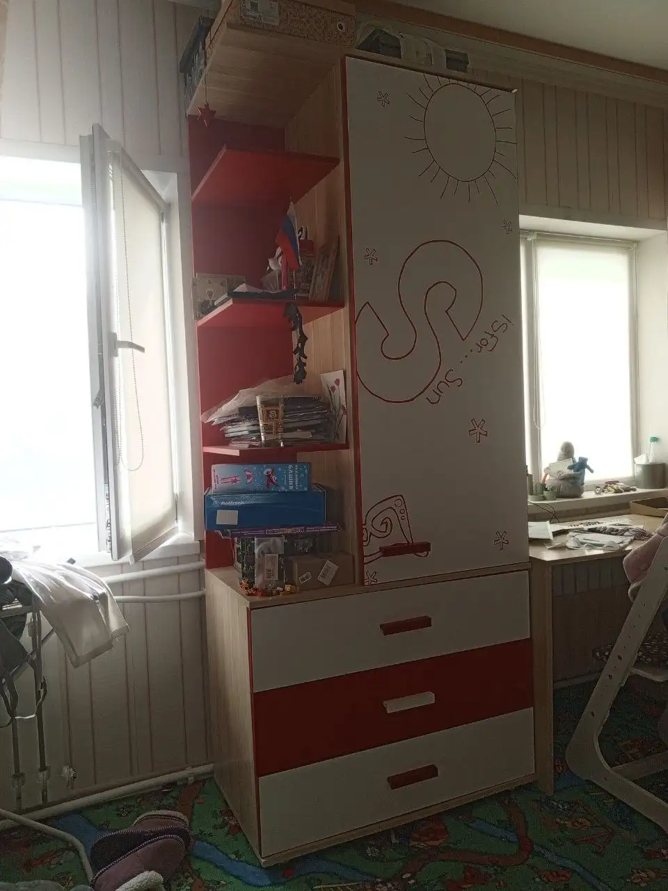 Детский гарнитур б/у в хорошем состоянии - Мебель для детей (Товары для детей) в Неизвестно