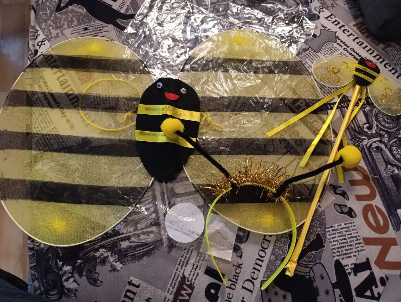 Аксессуары для костюма пчёлки в садик