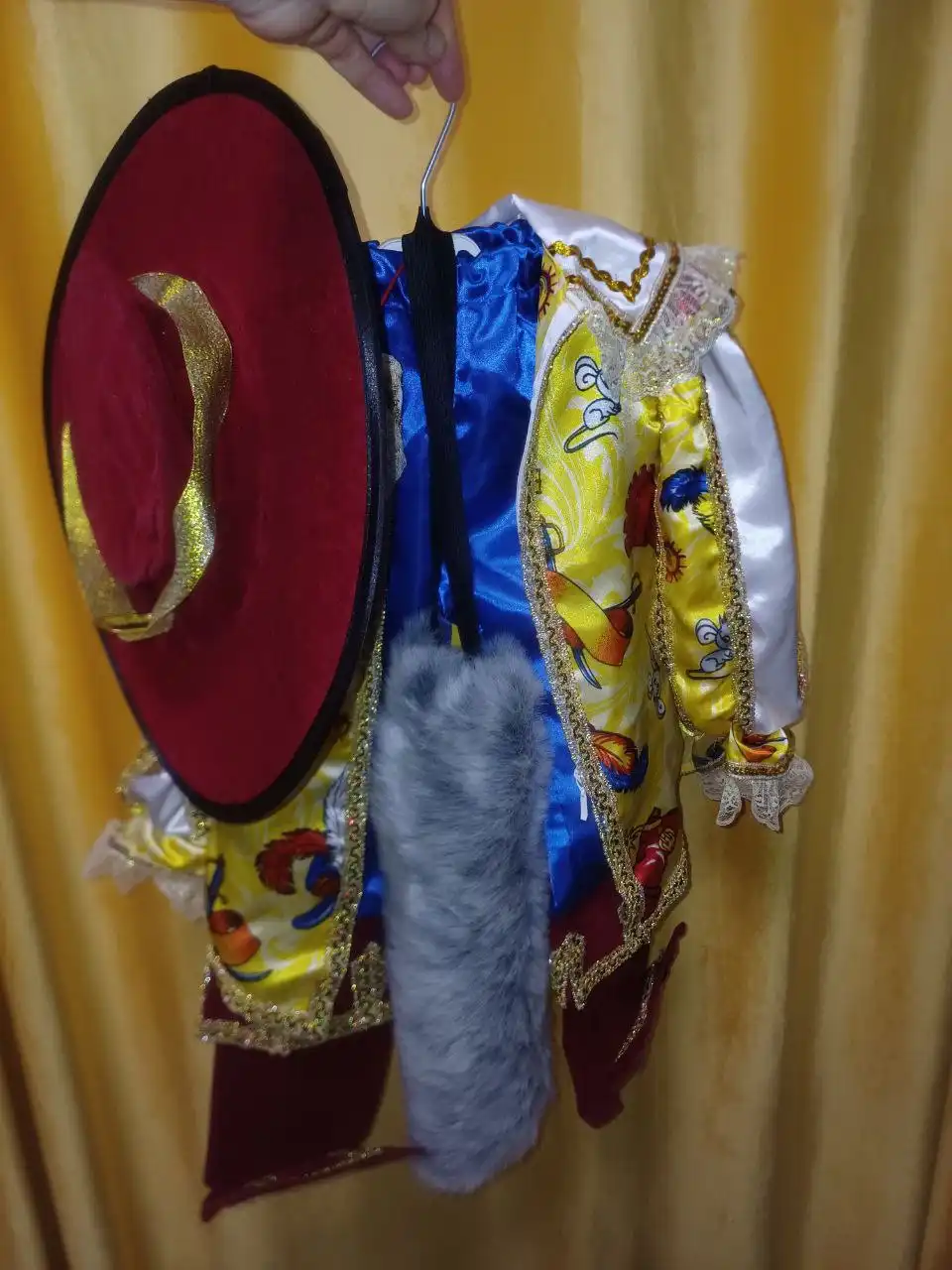 Костюм Кот в сапогах размер 98-110