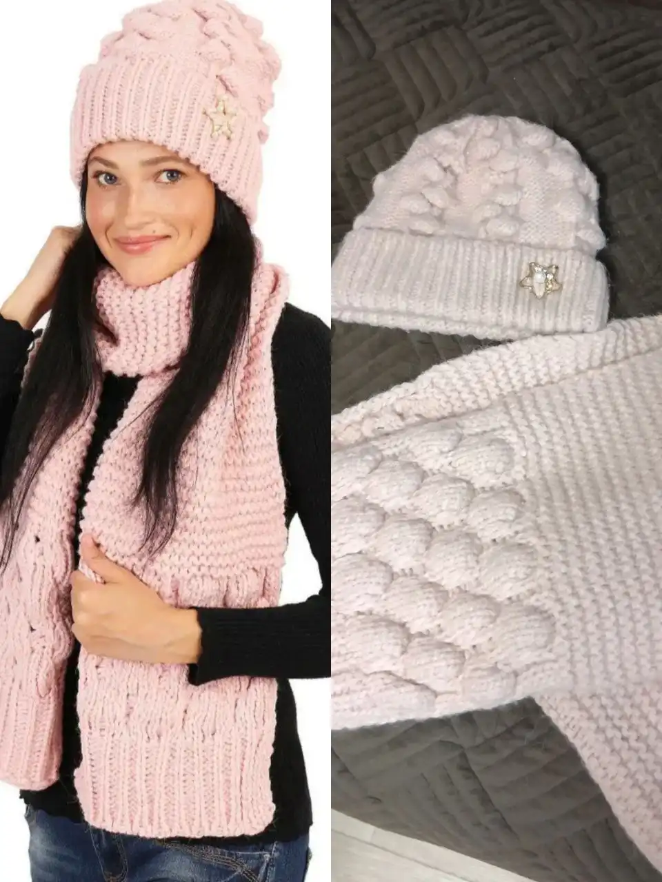 Одежда 42 размера: шапка, шарф, платья, кофточка