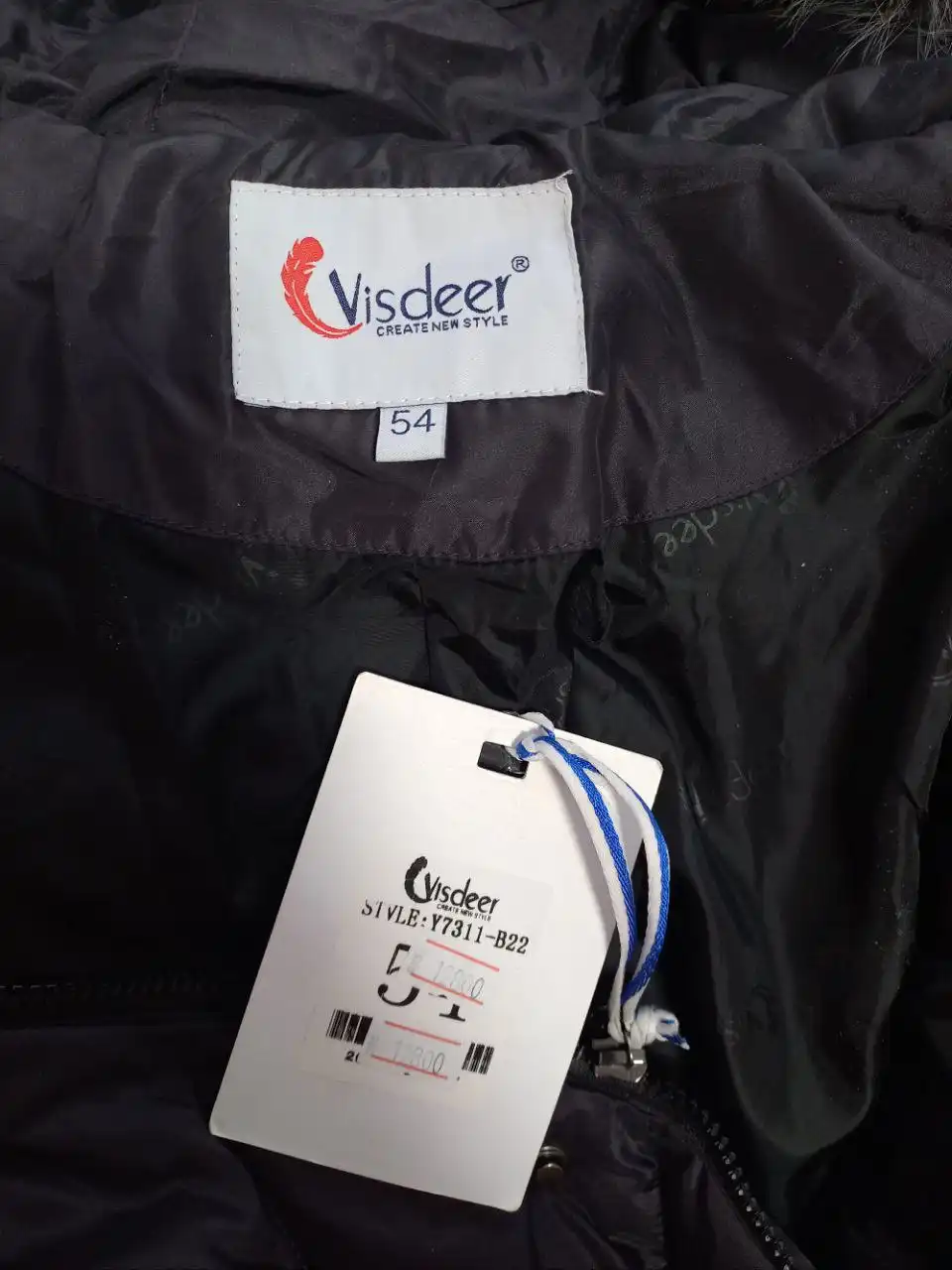 Продам новый пуховик размер 54 с чернобуркой