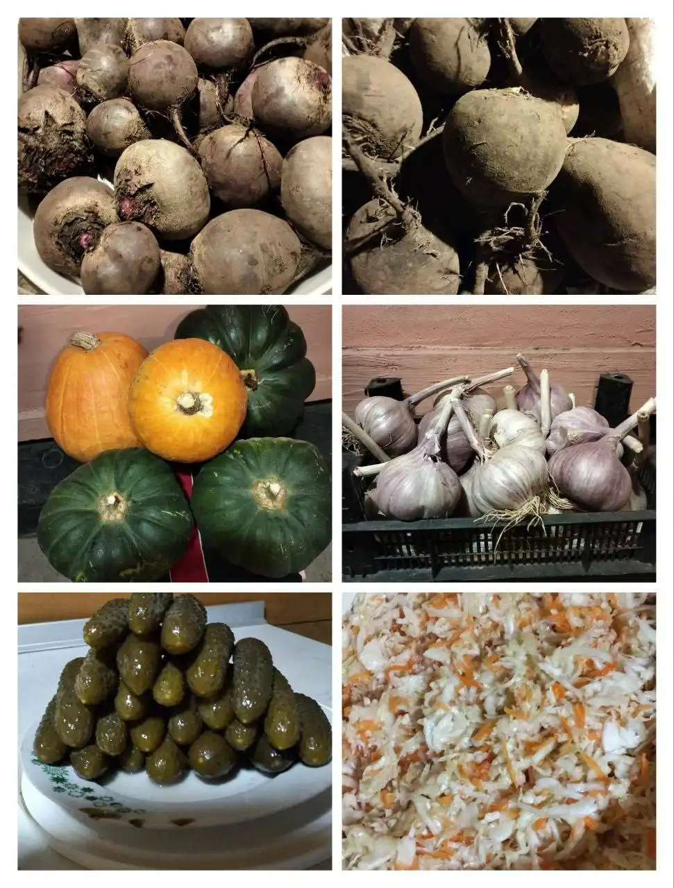 Домашние овощи и консервации к Новому году