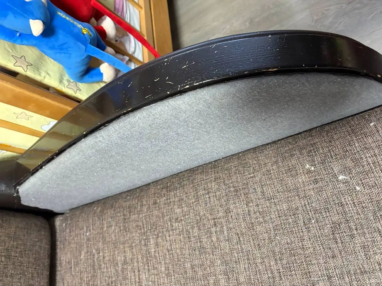 Диван угловой с замененными пружинами и поролоном