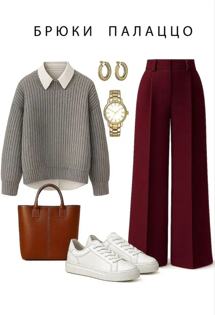 Брюки палаццо новые с биркой