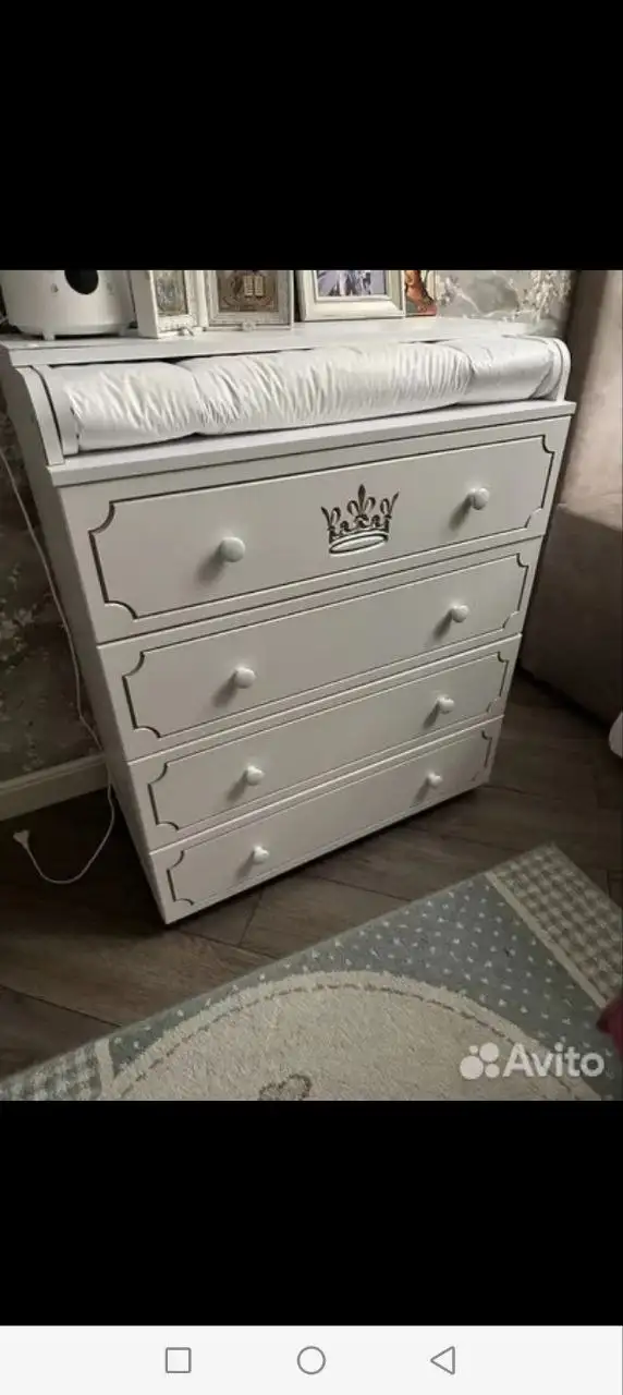 Продажа детской кровати с комодом и пеленальным столиком Julia-111 - Детская мебель (Товары для детей) в Кондратово