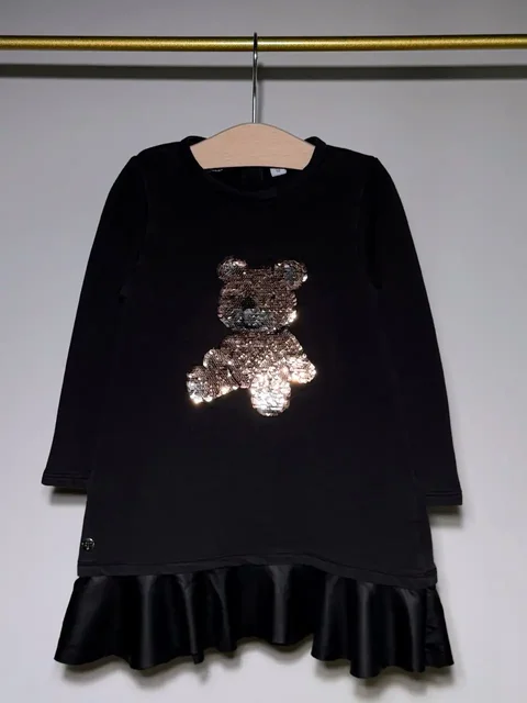 Платье-туника Sarabanda с медведем в пайетках - частное объявление в Кондратово