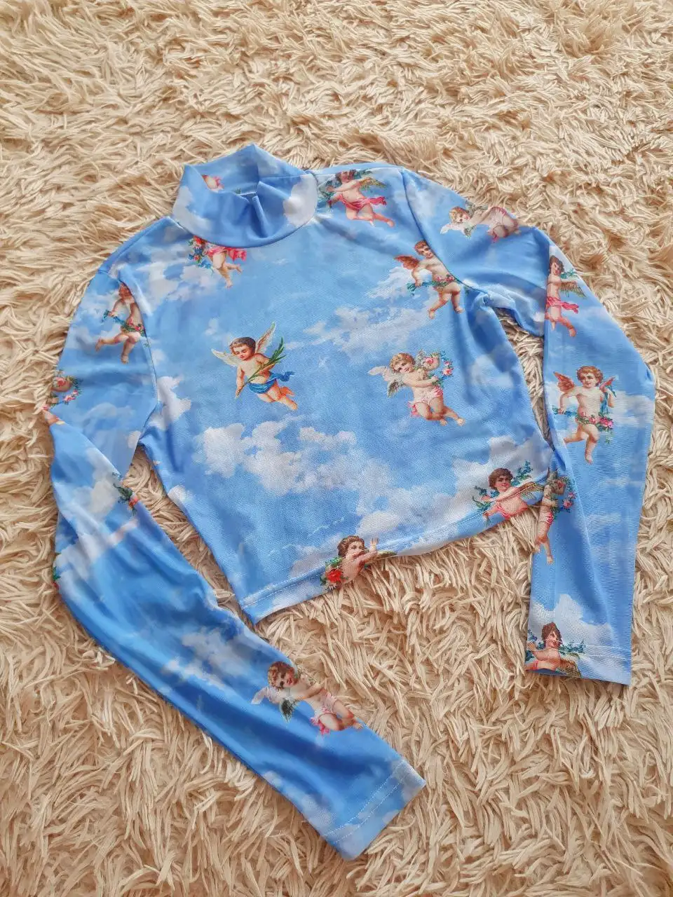 Топ сетка Медовый, размер М, состояние нового - Верхняя одежда (Одежда) в Кондратово