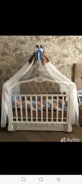 Продам кровать с мягкой вставкой и комод с пеленальным столиком Julia-111 - частное объявление в Неизвестно