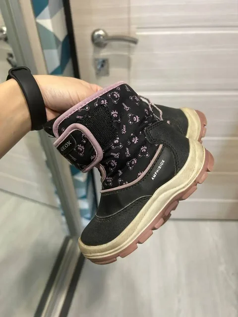 Детские дутики непромокаемые GEOX размер 22 - Детская мебель и аксессуары в Кондратово