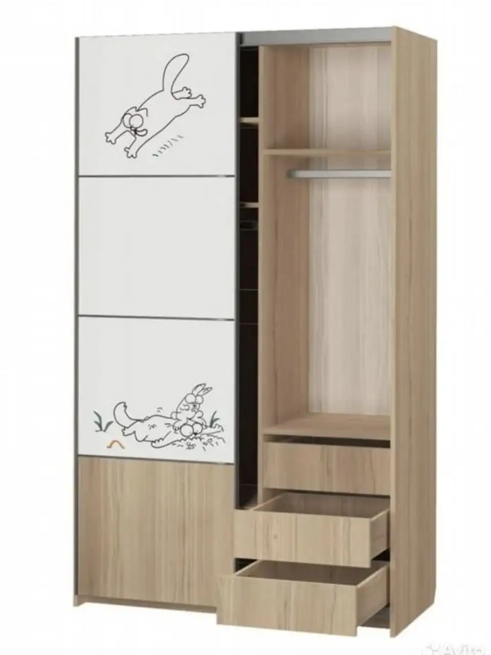Шкаф купе для детской в отличном состоянии - Мебель (Для дома и дачи) в Кондратово