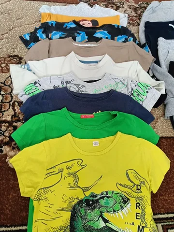 Комплект футболок 116 размер, 9 штук - частное объявление в Кондратово