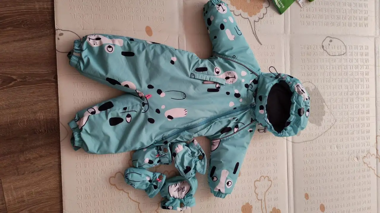 Зимний комбинезон Крокид с пинетками и варежками - Детская одежда (Товары для детей) в Кондратово