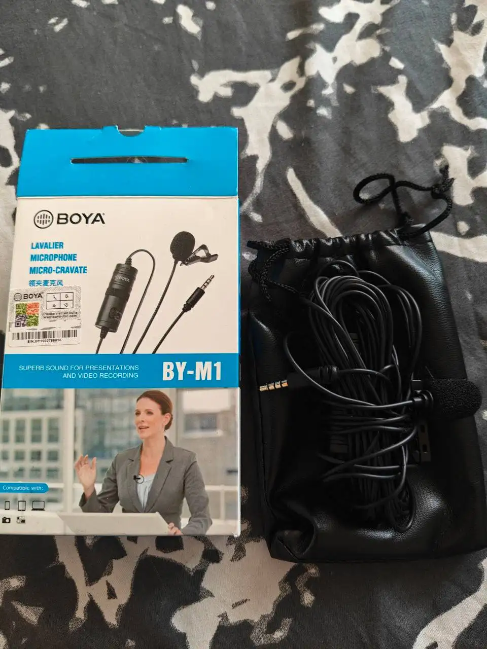 СРОЧНАЯ ПРОДАЖА микрофона BOYA BY-M1 с внешним питанием - Аудиотехника (Электроника) в Кондратово