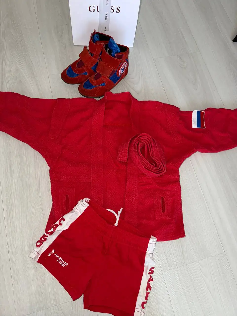 Самбовка на мальчика 5-6 лет с обувью 29 размера - Детская одежда (Одежда) в Кондратово