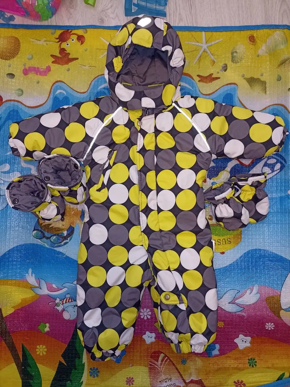 Зимний комбинезон Crockid 74-80 в отличном состоянии - Одежда для детей (Товары для детей) в Кондратово
