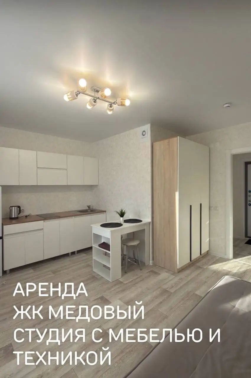 Сдам квартиру-студию 23,8 м² в жк Медовый - Аренда квартир (Недвижимость) в Кондратово