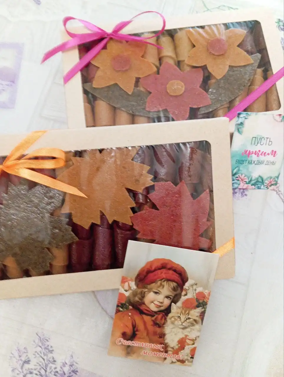 Подарочные наборы из натуральной домашней пастилы ко Дню матери