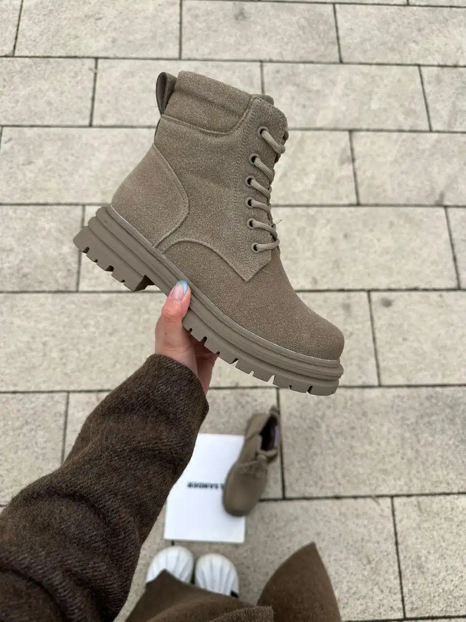 Зимние сапоги из натуральной шерсти