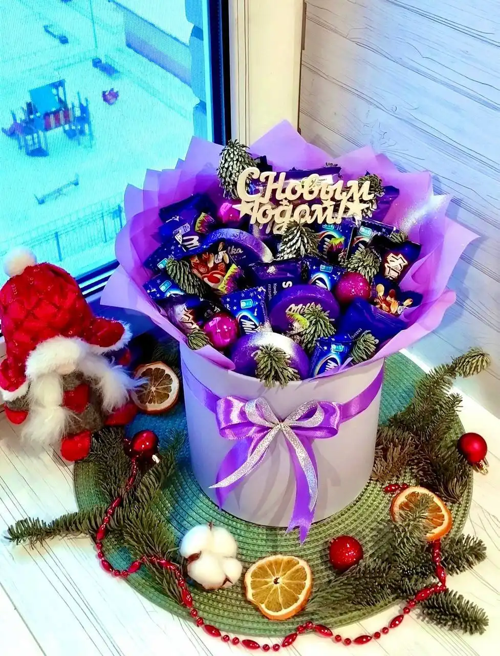 Съедобные букеты от Марии