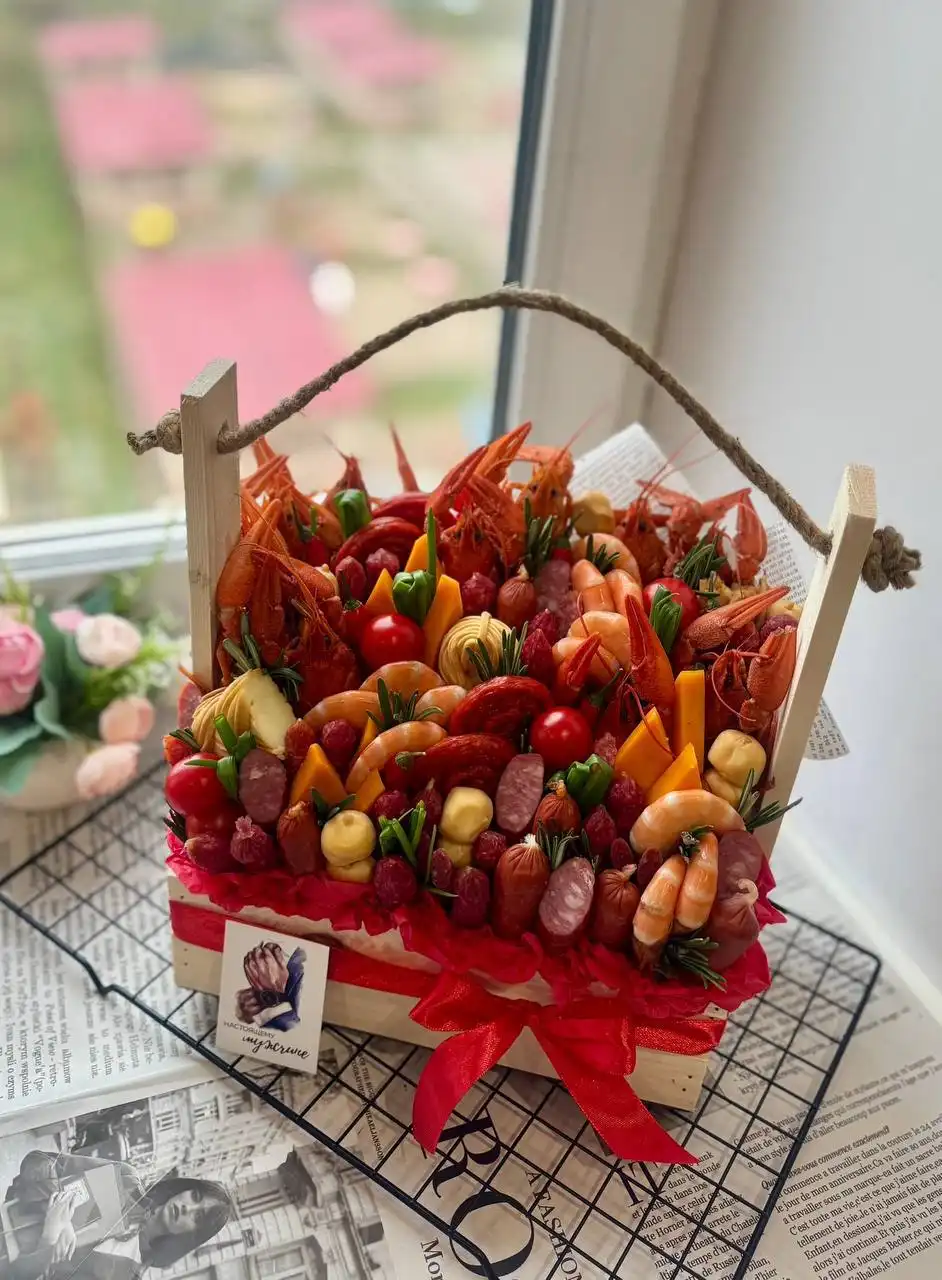 Съедобные букеты от Марии