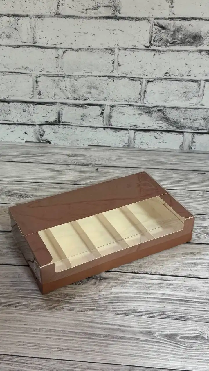 Коробка для эклеров и эскимо с ложементами