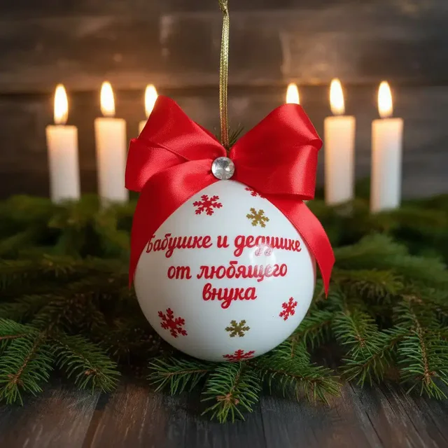 Именные новогодние шары с индивидуальной надписью - частное объявление в Энгельс