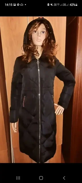 Женский пуховик черный 42-46 размер - частное объявление в Саратов