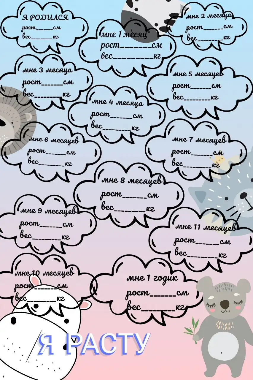 Продажа метрики для новорожденных в электронном виде - Услуги в Саратов