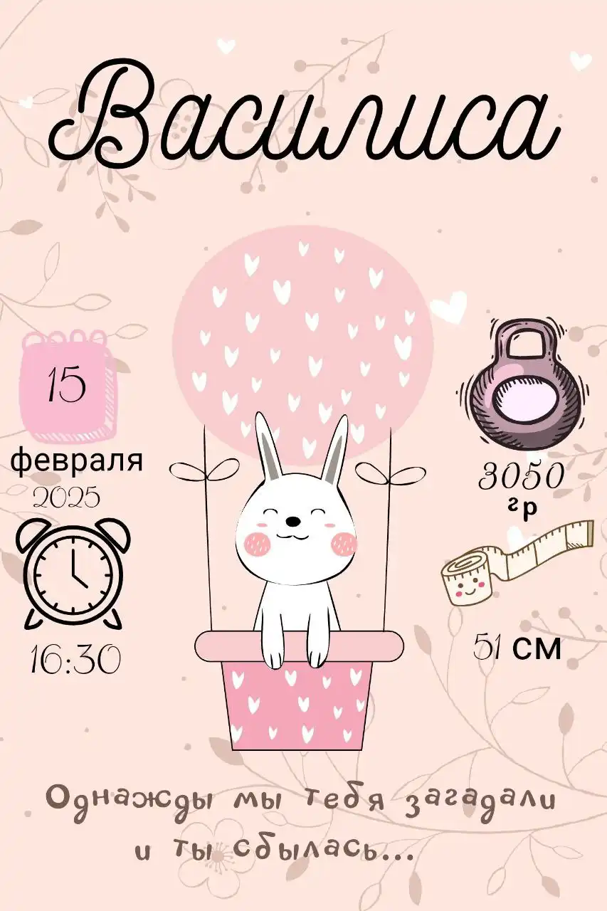 Продажа метрики для новорожденных в электронном виде - Услуги в Саратов