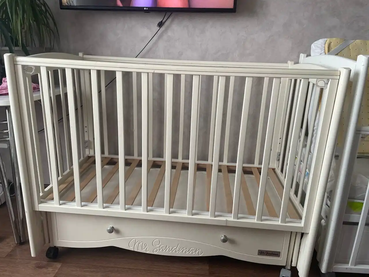 Детская кроватка Mr Sandman Rocket с маятником и ящиком - Детская мебель (Товары для детей) в Саратов