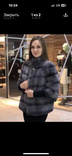 Шуба бобер с воротником норка - Верхняя одежда в Саратов