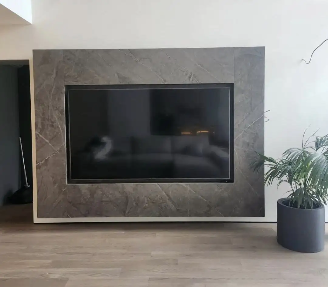 Дизайн кухни-гостиной с островом и ТВ-зоной - Дизайн интерьера (Услуги) в Саратов