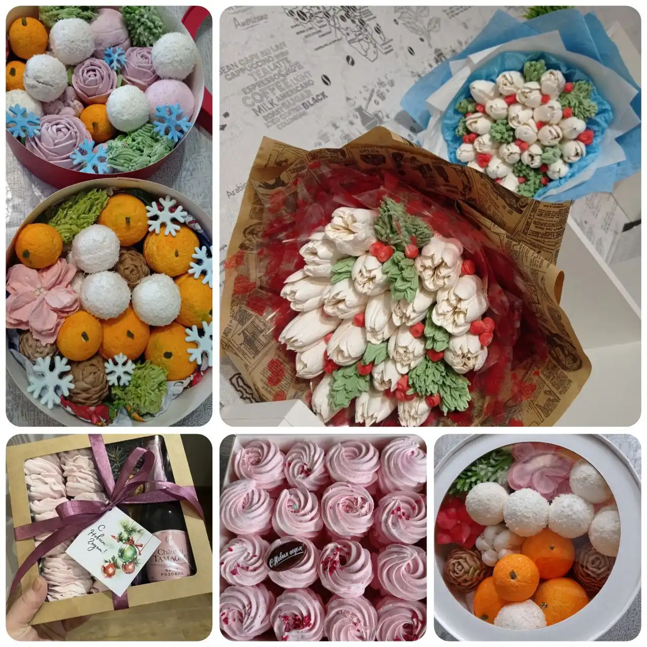 Зефир ручной работы к Новому году