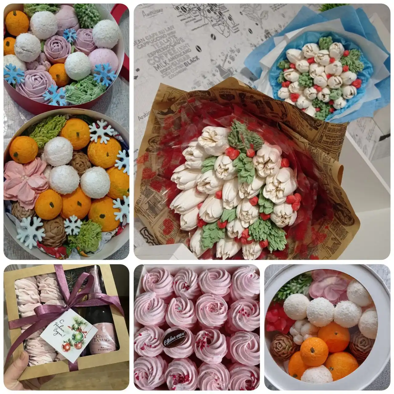 Зефир ручной работы на Новый год